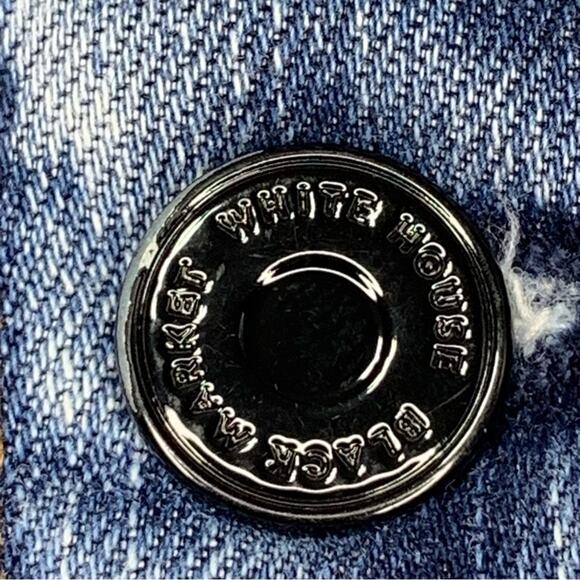 White House Black Market Everyday Soft Jeans Blue Size 2 Skinny Ankle Beaded - Picture 13 of 16